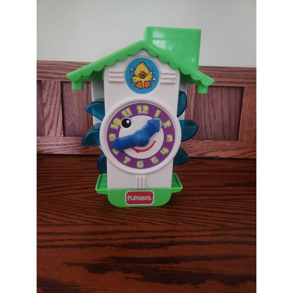Playskool Water-Go-Round Clock Bathtub Bath Toy 1999 18 mo Vintage Works